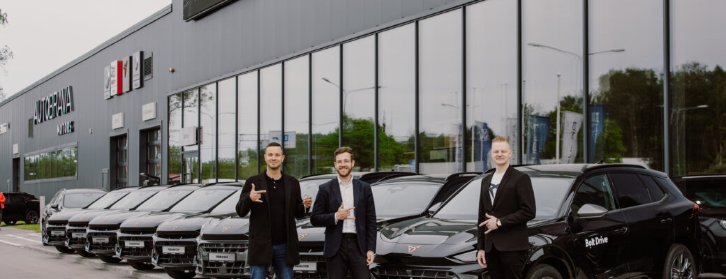 Paziņojam par ekskluzīvo sadarbību CUPRA un Bolt Drive