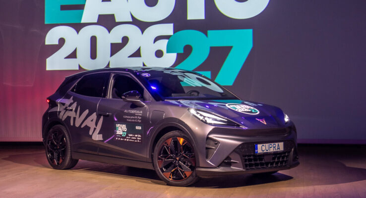 CUPRA Raval iegūst 1. vietu konkursā Latvijas e-auto 2026/27 savā kategorijā